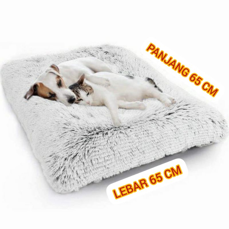 Kasur/Ranjang Super Tebal dan Jumbo (Kucing dan Anjing) Empuk Halus Hangat