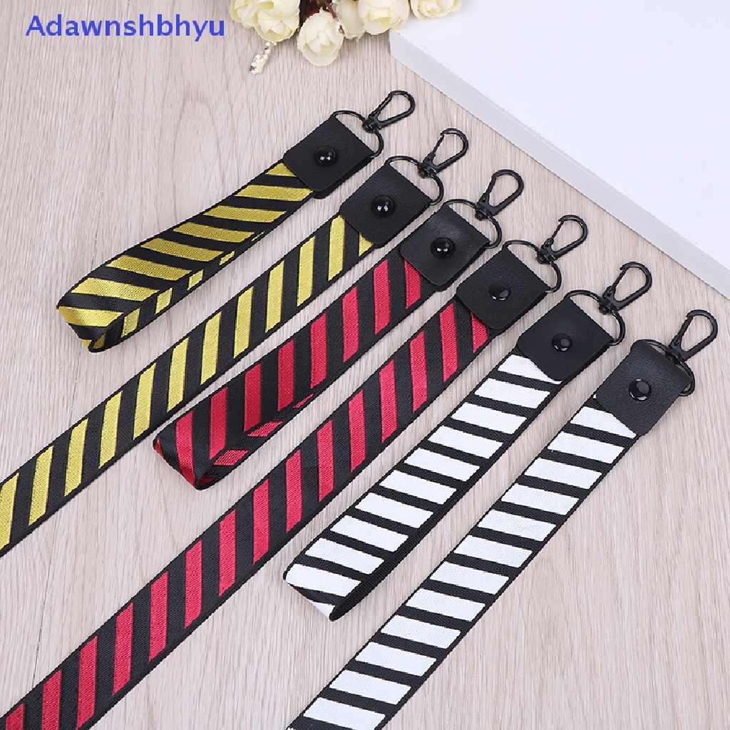 Adhyu Lanyard stripe wrist neck strap Untuk Kunci ID card phone straps Tali Gantung ID