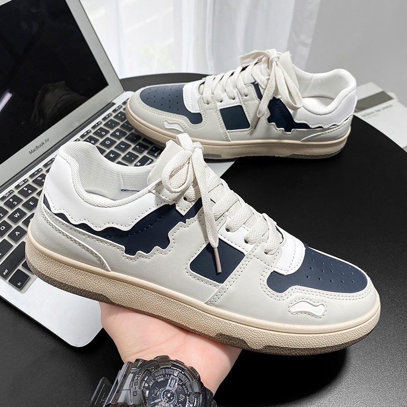 Toread Sepatu Sneakers Pria Fashion Casual Bahan PU Kekinian Model Terbaru Sepatu Import KSR111