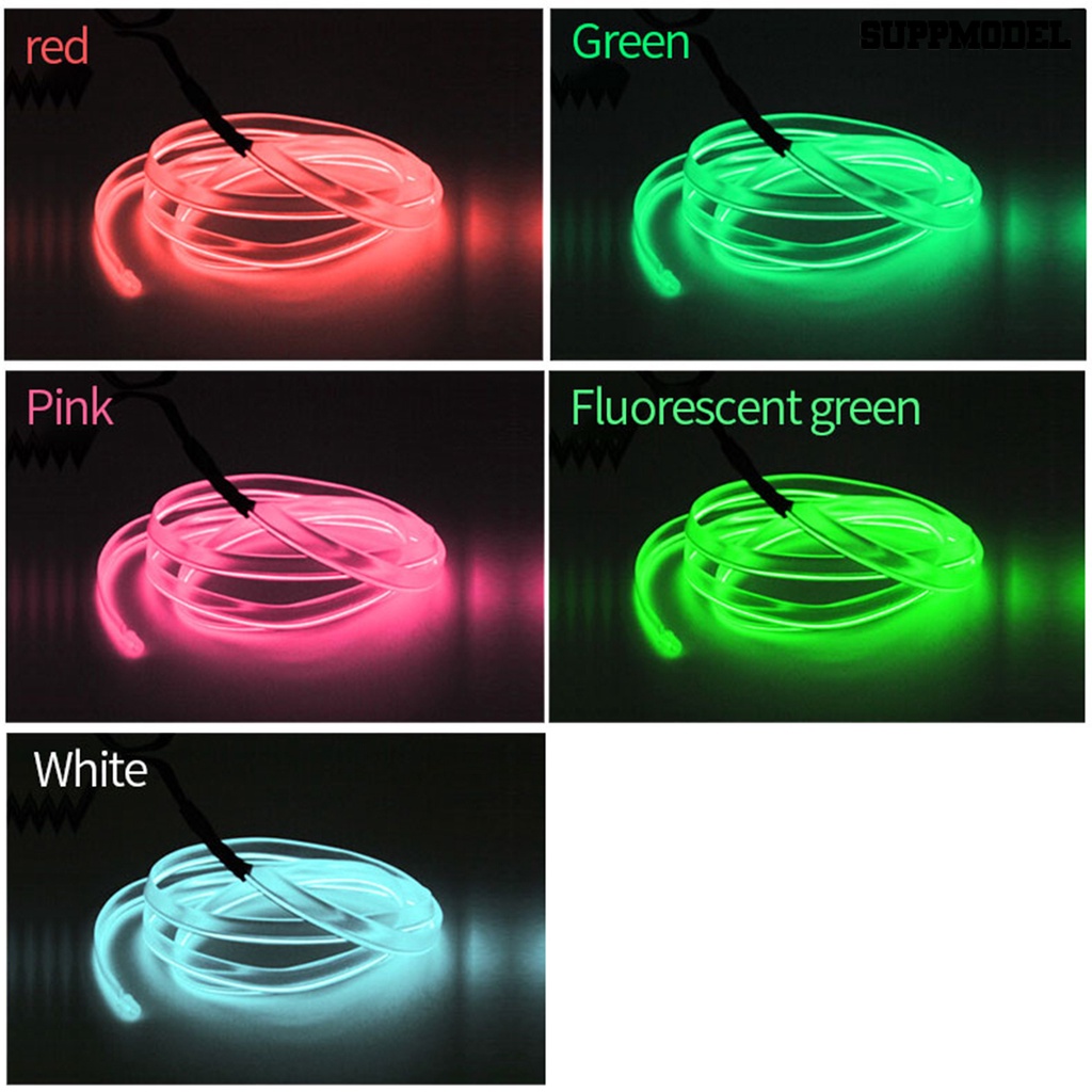 [Dekorasi] Lampu Ambient Mobil Hias Eye-catching DIY Interior Mobil Kabel LED Neon Light Strip Untuk Sepeda