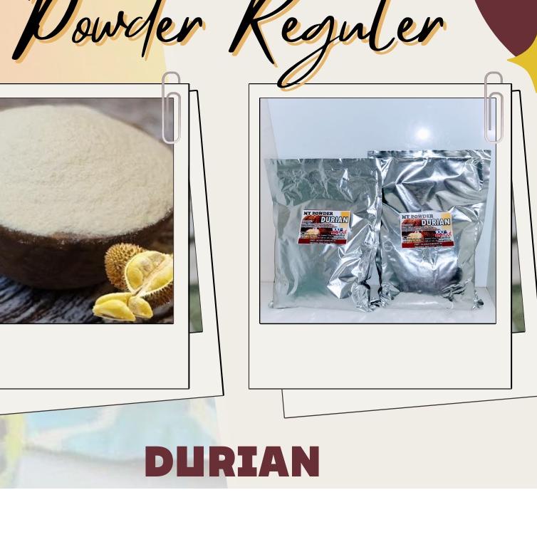 

EXCLUSIVE!Powder Durian Reguler 1kg-Bubuk Minuman Rasa Durian|RA4