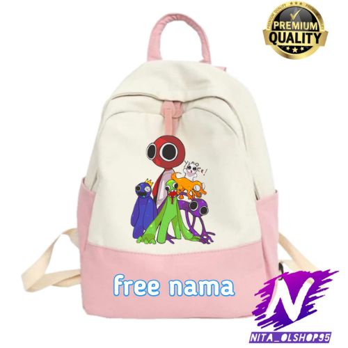 tas anak ransel sekolah rainbow friends roblox