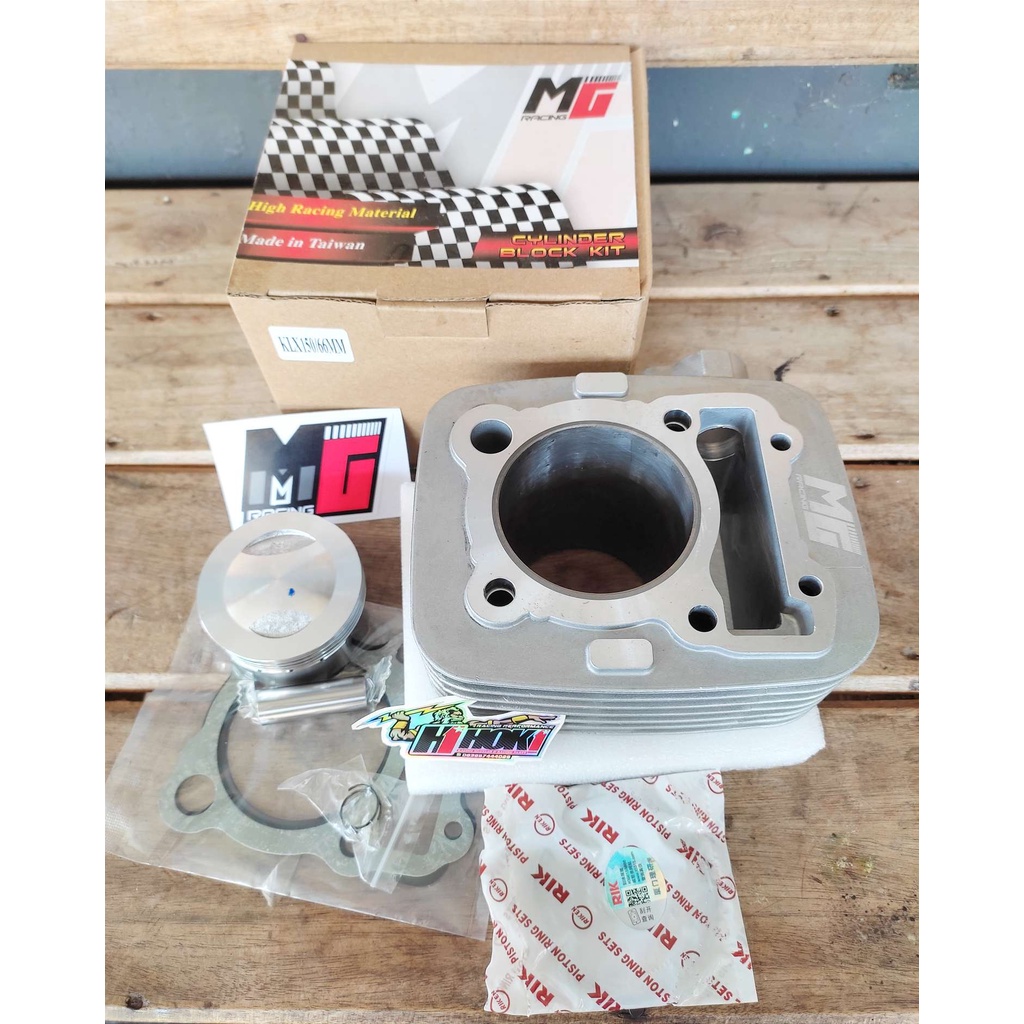 Cylinder Blok Seher Piston Boreup Bore Up Klx150 Klx 66mm