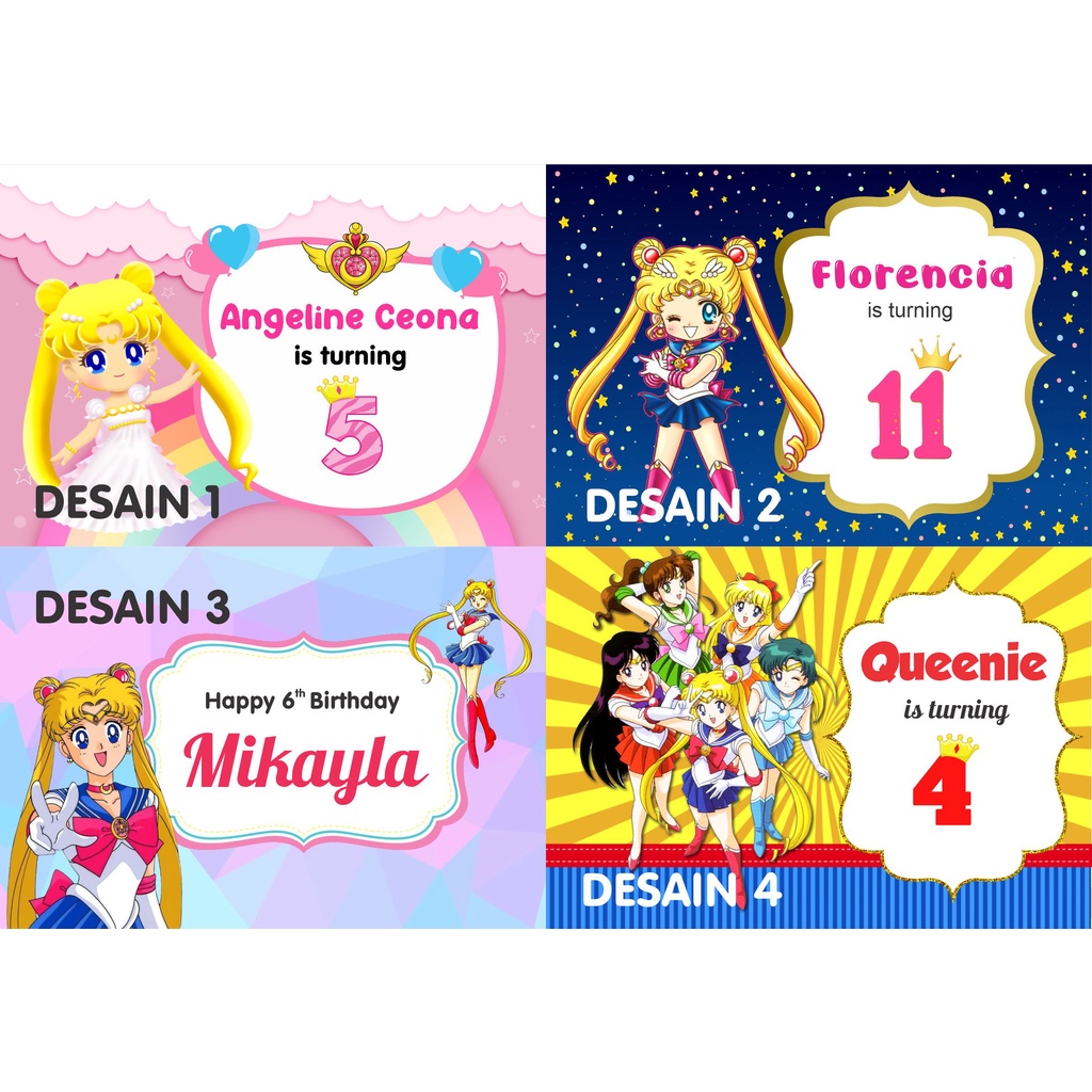 

STIKER LABEL GOODYBAG MOTIF SAILOR MOON