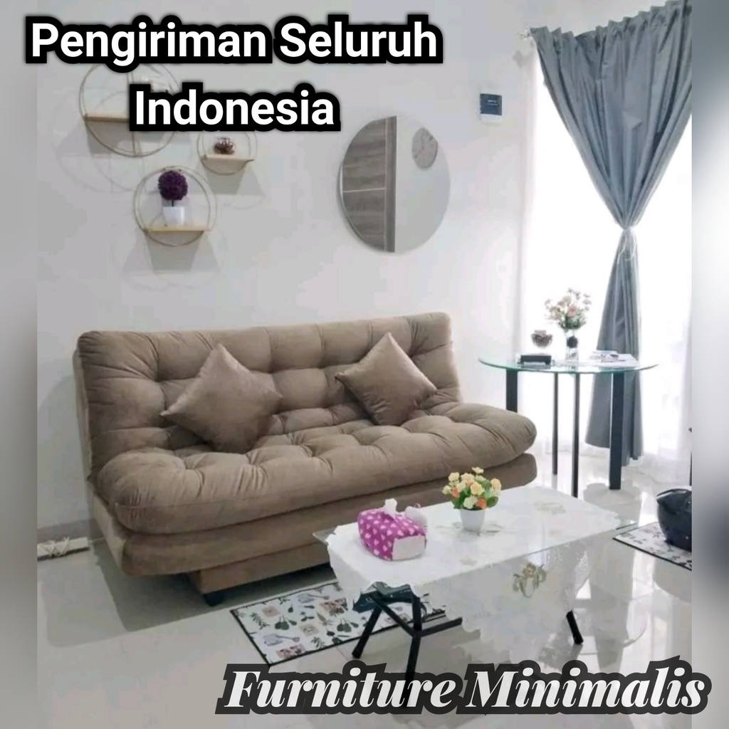 KURSI SANTAI SOFA BED TEBAL FULL BUSA SILICON Furniture Minimalis Bandung