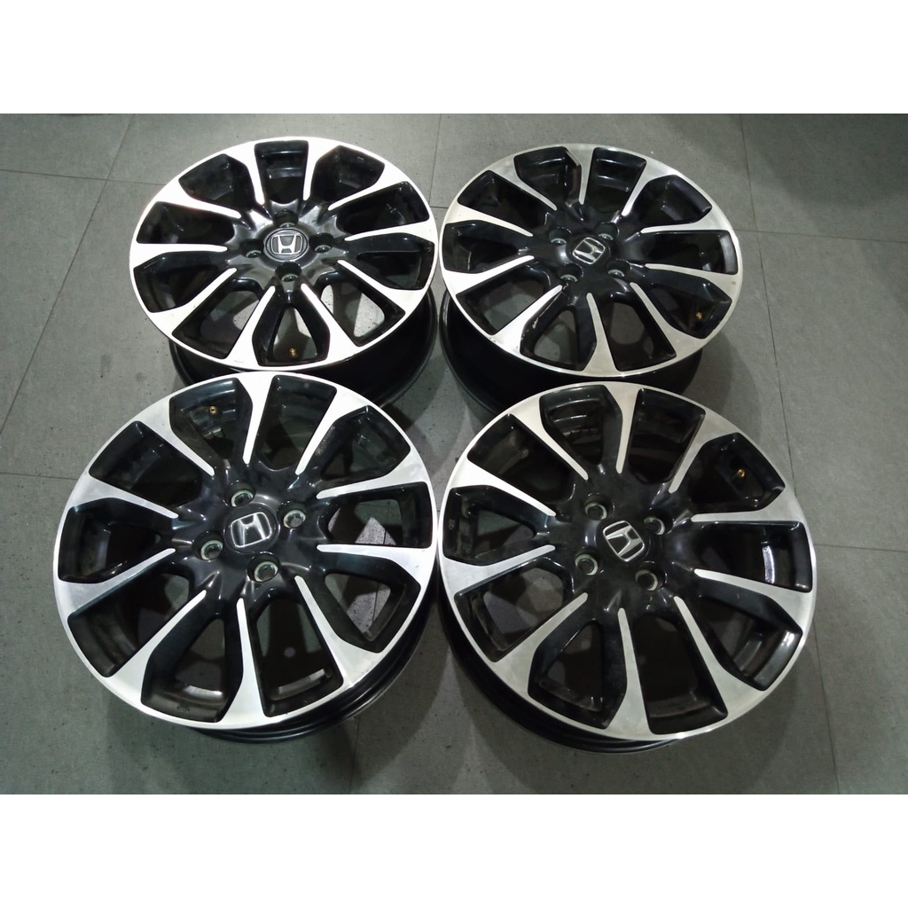 Velg Bekas Ori Copotan Mobil Oem STD JAZZ RS Ring 16 Hole 4X100 B/P Untuk Mobil Jazz Brio Yaris Etio