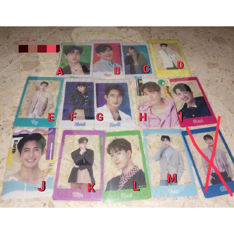 PHOTOCARD GMMTV FAN FEST LIVE IN JAPAN 2022 EARTH, NEW, MIX, NANI, TAY, KRIST