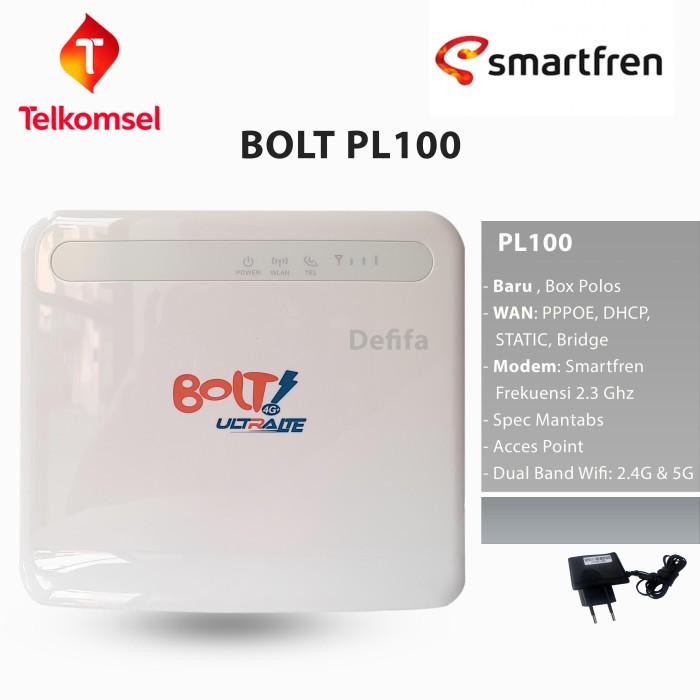 Modem Router Wireless Wifi Bolt Pl100 4G Lte Dual Band 2.4G 5G
