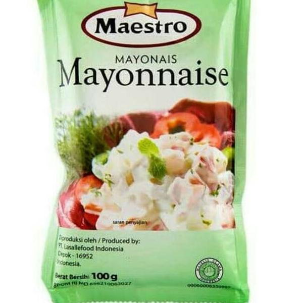 

((H-1-9 ✓> Mayones Mayonais Mayonnaise MAESTRO 100gr amanah