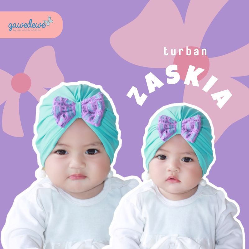 Zaskia Turban | Turban Anak Turban Baby Turban bayi Turban anak perempuan Turban Newborn Turban Bung