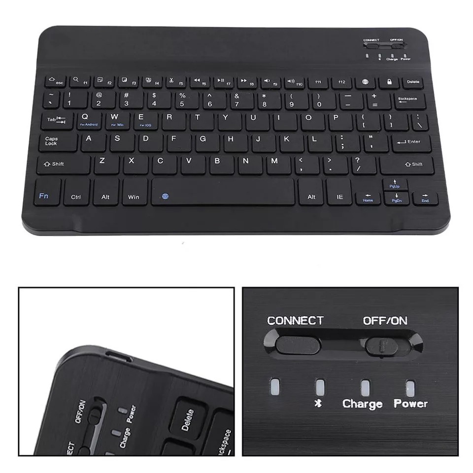 Wireless Bluetooth Keyboard For Android IPhone IPad IOS Windows Laptop