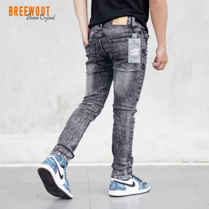 CELANA PRIA - CELANA JEANS SLIMFIT SOBEK - JEANS COWOK - CELANA SOBEK