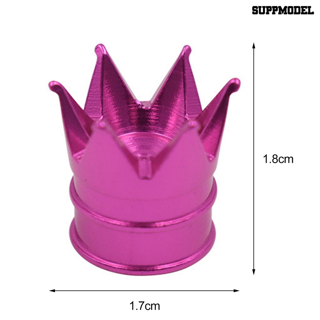 [Auto] Tutup Katup Kedap Udara Pengerjaan Halus Mahkota Styling Shiny Motor Tire Valve Core Cap Untuk Mobil