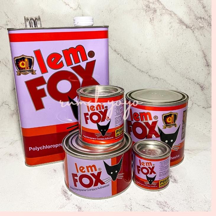 

➴ Lem Fox 70 cc / 70 gram || Lem Kuning Kaleng ↢