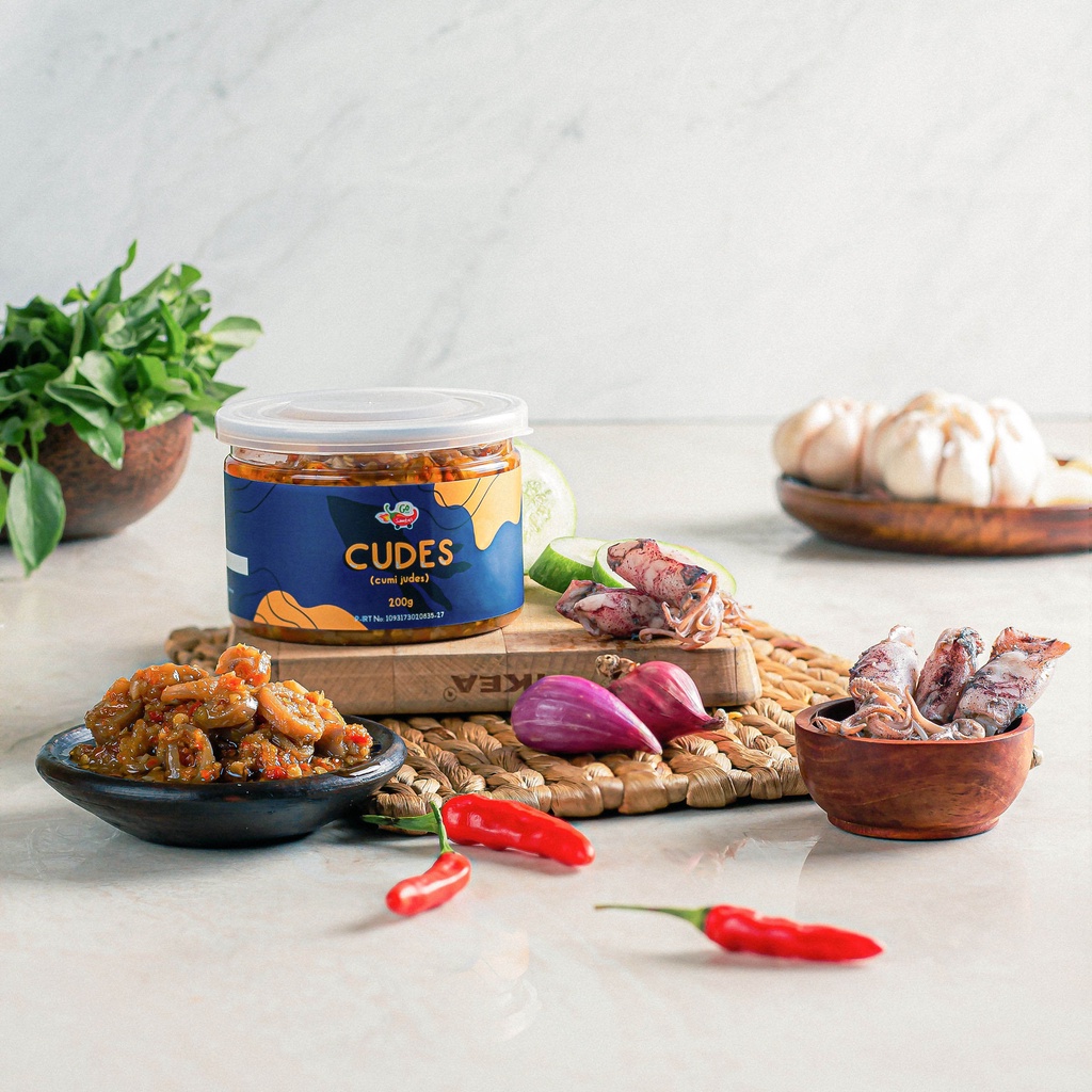 

Gosambel CUDES Sambel Cumi Pedes 200gram Sambal Lauk Enak Rumahan