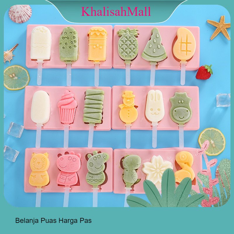 CETAKAN ES KRIM SILIKON STIK ES KRIM CETAKAN ICE CREAM POPSICLE