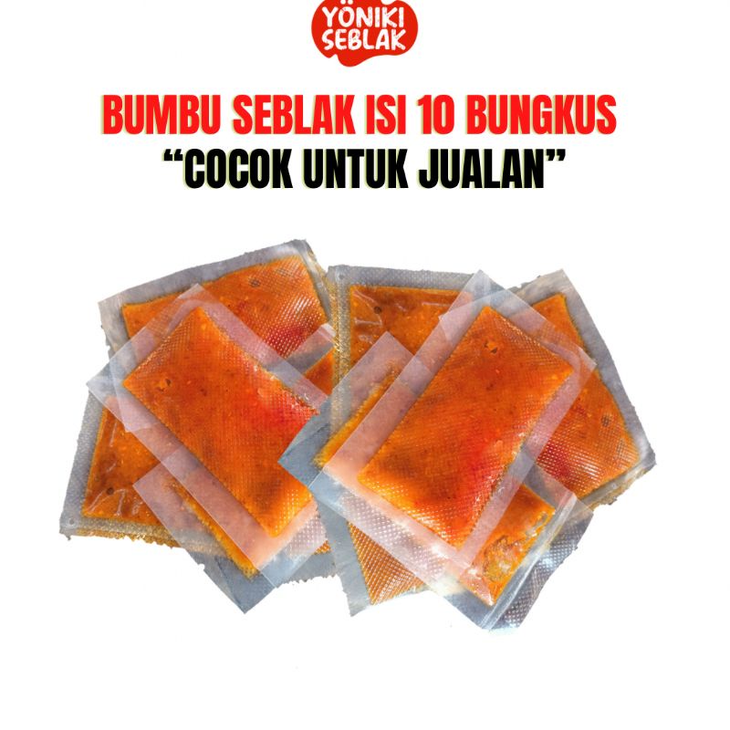 

Paket Bumbu Seblak 10 Bungkus - Yoniki Seblak