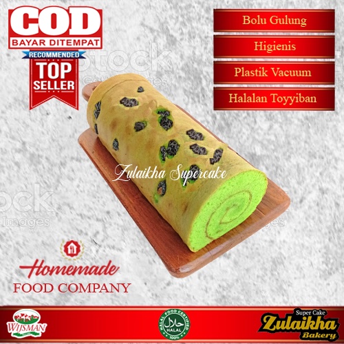 Roll cake coklat kismis/Bolu gulung coklat kismis