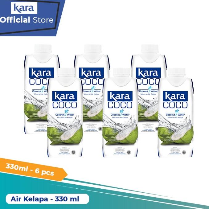 

KARA Coco Air Kelapa Asli (Pure Coconut Water) 330 ml - 6pcs