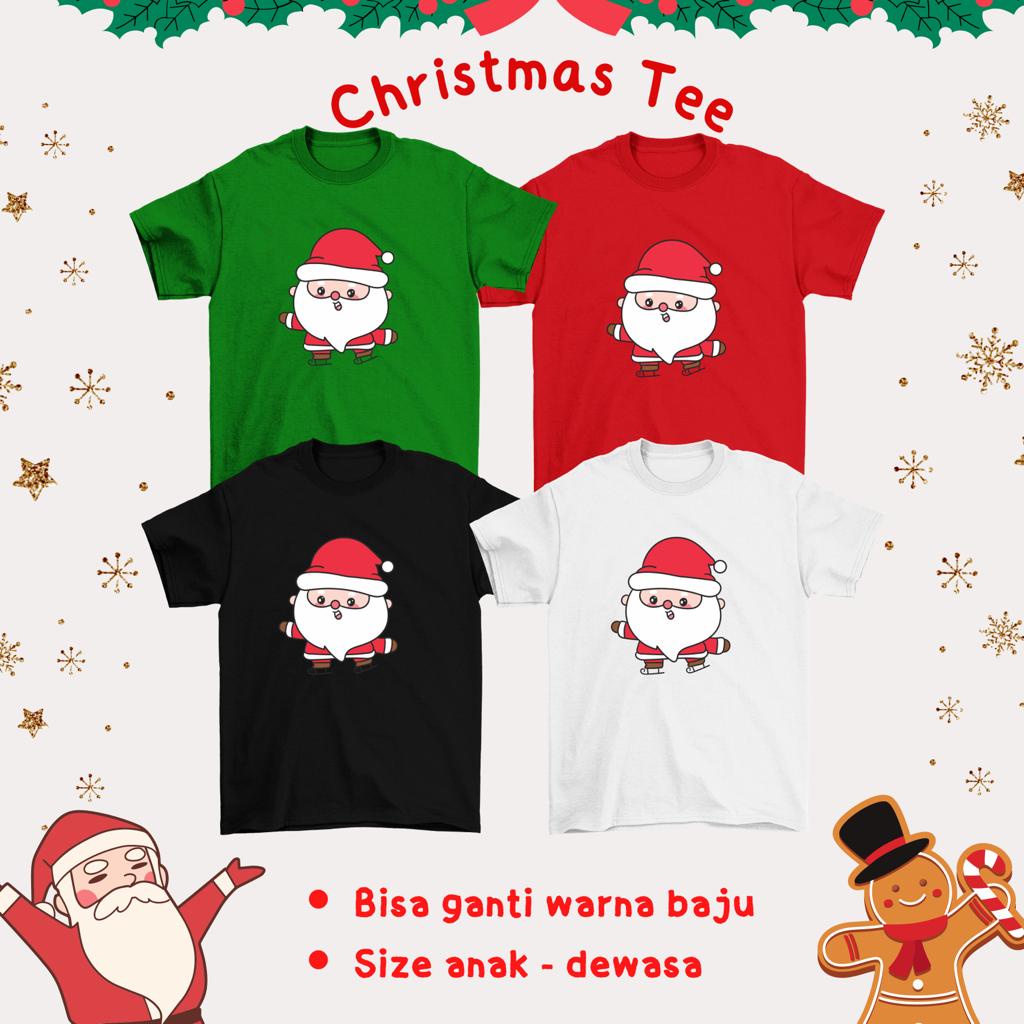 BAJU KAOS NATAL COUPLE KELUARGA ACARA CHRISTMAS HADIAH