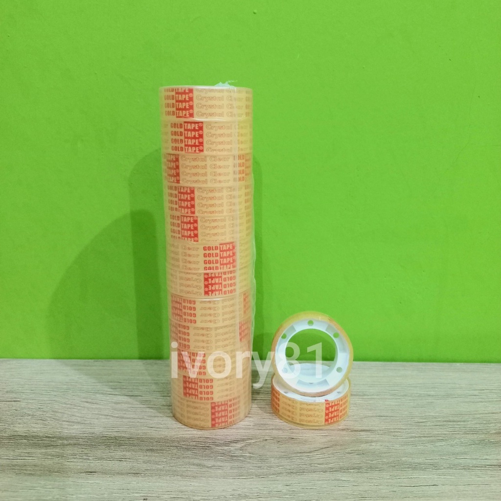 

Solasi isolasi kecil gold tape nachi 1.2 x 3 yard