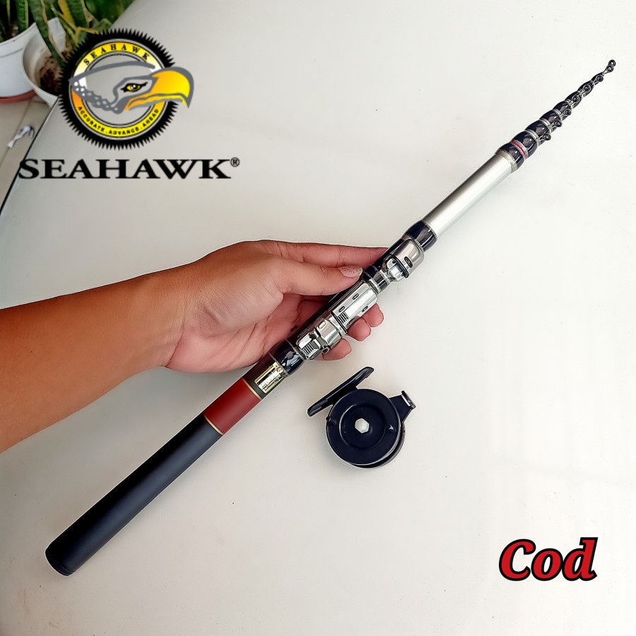 Joran Pancing Tegek Kolong Carbon Super Hard Seahawk Carbonstren 270 300 360 450