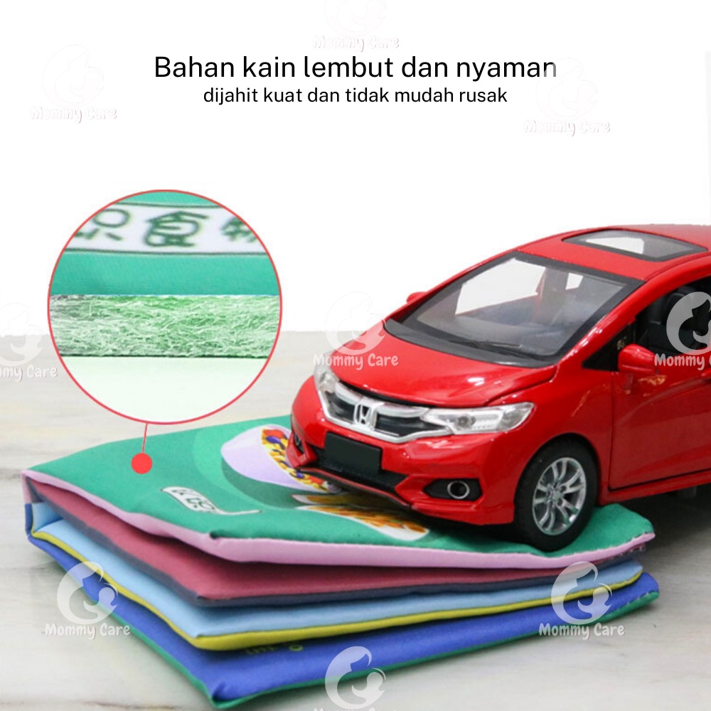 MOMMYCARE BUKU BAYI KAIN PENDIDIKAN KARTUN BUKU BANTAL ANAK BABY CLOTH BOOK