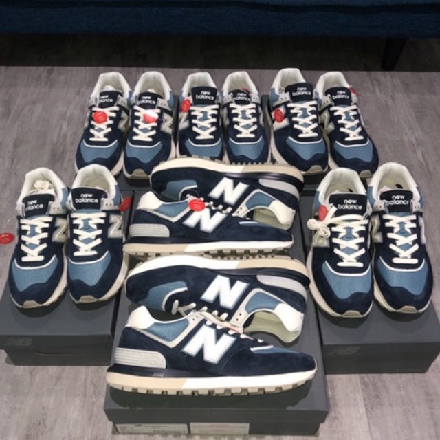 NEW BALANCE 574 LEGACY NAVY WHITE SEA SALT ORIGINAL