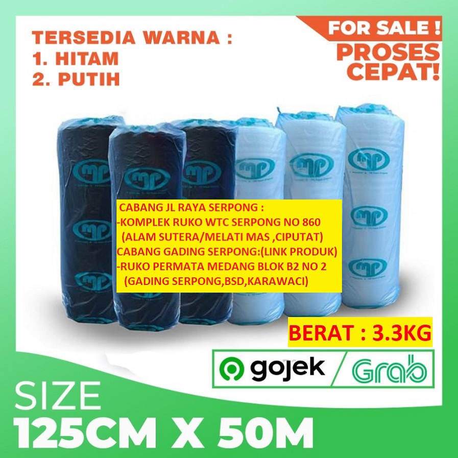 

Bubble Wrap Roll HITAM/Bening Murah Tangerang KHUSUS INSTAN