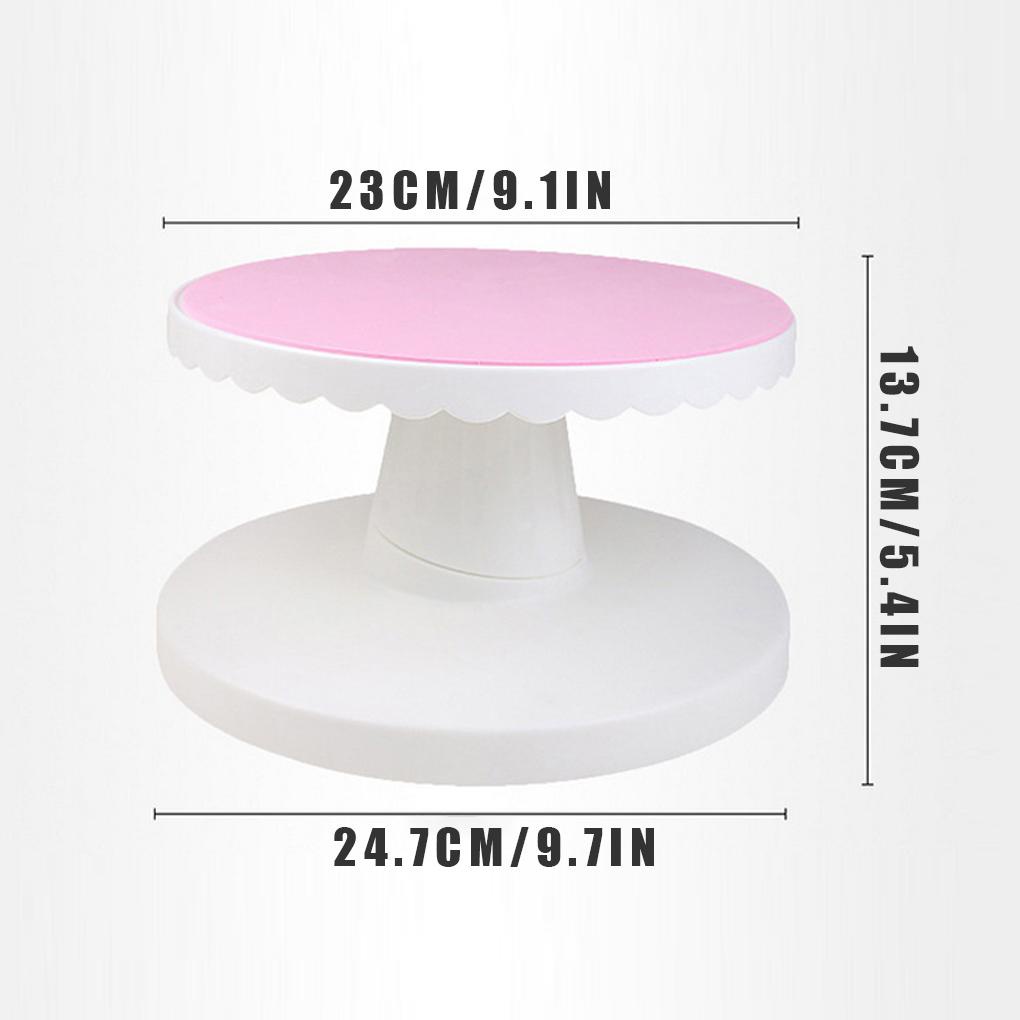 Cake Swivel Plate Meja Putar Kue Anti slip Berputar 360derajat