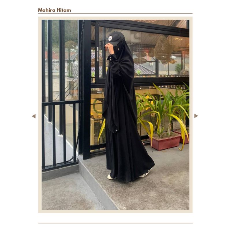 Set Gamis FK/Nonpad/Softpad_Series Mahira/Bahan Calamari Silk