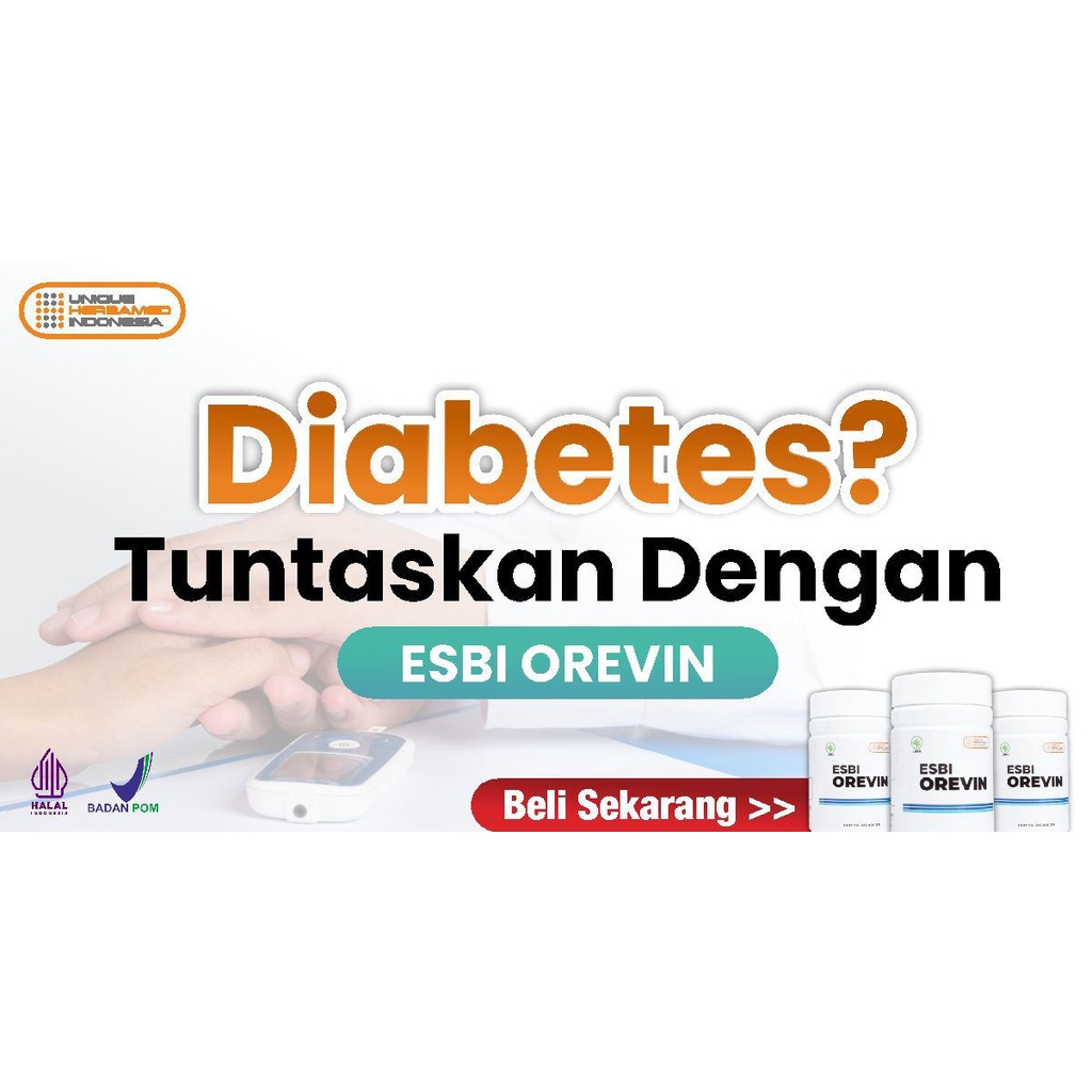 Kapsul ESBI OREVIN Herbamed Obat Herbal Membantu Mengatasi Kencing Manis Diabetes Asli Original