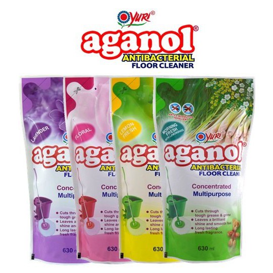 Sabun Pel Lantai Aganol Antibacterial Yuri 630 ml - Sabun Cairan Pel Lantai - Pembersih Lantai