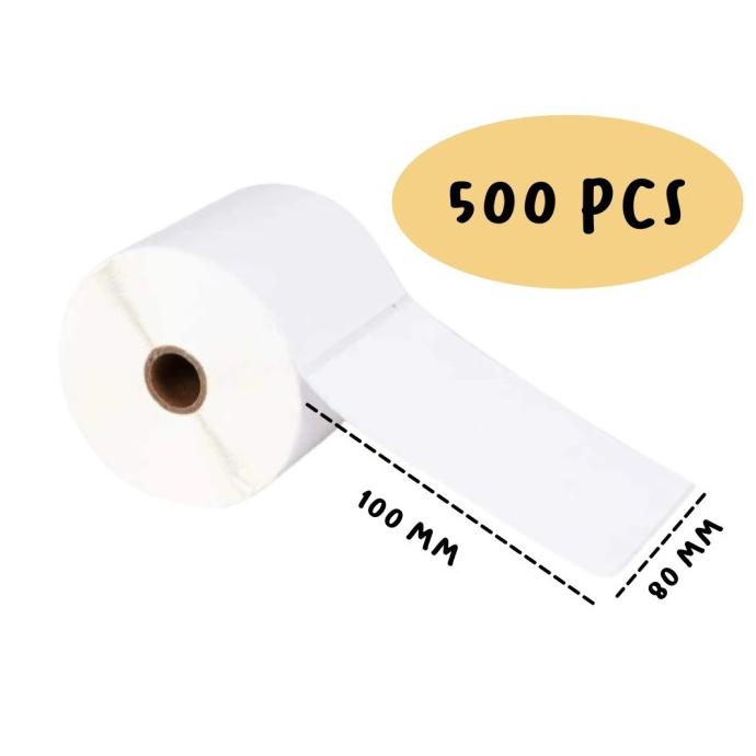 

KERTAS LABEL BARCODE 80X100MM - STIKER LABEL THERMAL 80MM - 500 PCS