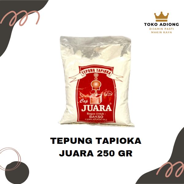 

TEPUNG TAPIOKA BAKSO JUARA 250 GR