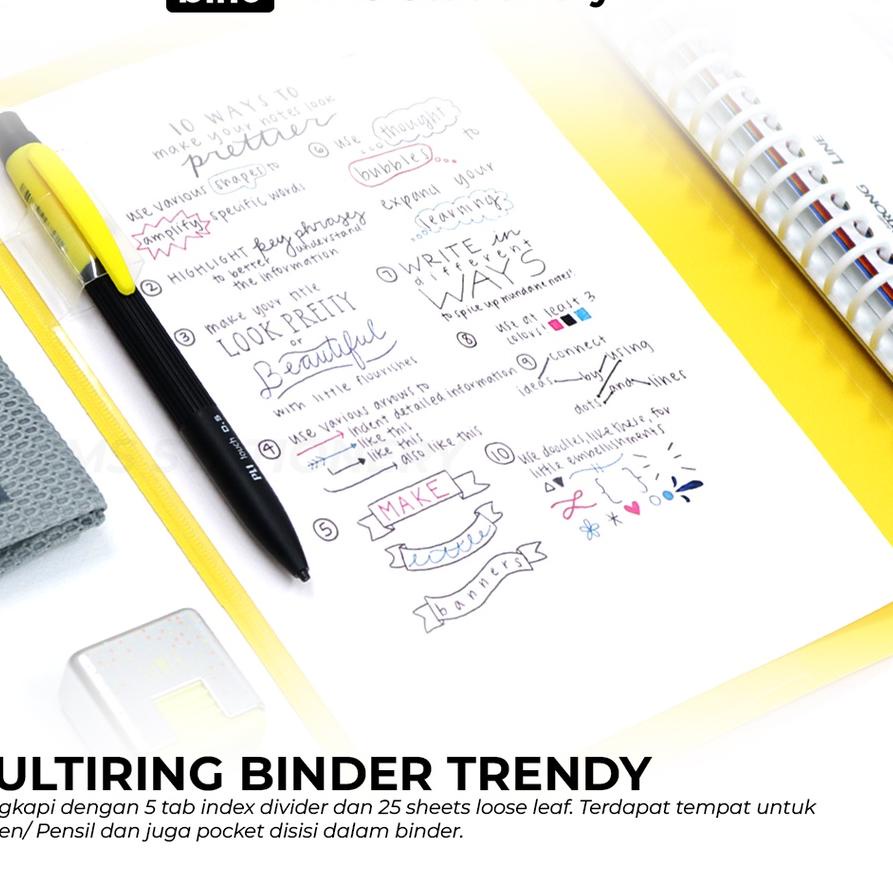 

66R♚ [BMS Bekasi] Bantex Multiring Binder Trendy Warna Polos B5 26 Ring #3126 TOP PRODUK
