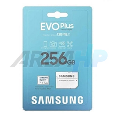 Samsung 256GB 256 GB Evo Plus + 130 mb/s Micro SD SDXC Card A2 U3 V30