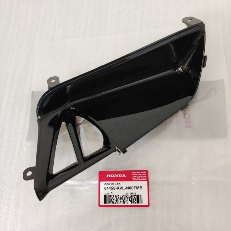 Louver Sirip dalam Sayap Kiri Hitam Honda Supra X 125 Batman ORIGINAL