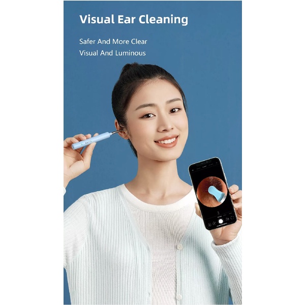 XLIFE X3 - Pembersih Telinga Korek Kuping Endoskop 3MP 1080P FHD