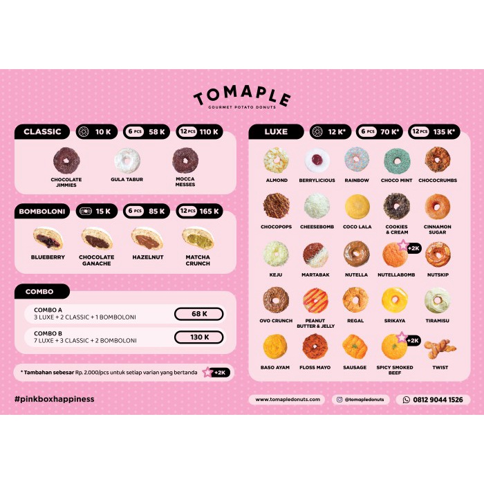 

Donat 1/2 Lusin Mix Variatn Tx0165