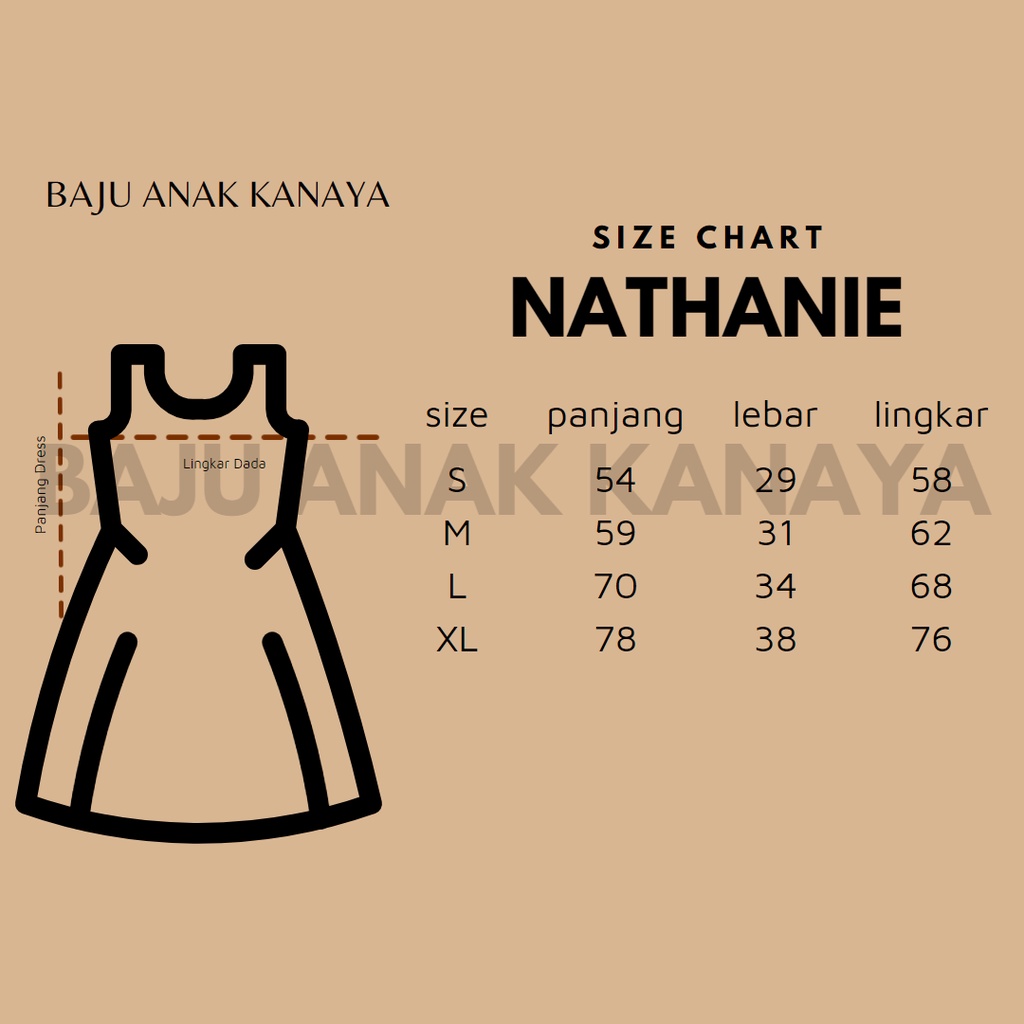 2-6TH DRESS ANAK NATHANIE DRESS ANAK PEREMPUAN DRESS ANAK PEREMPUAN