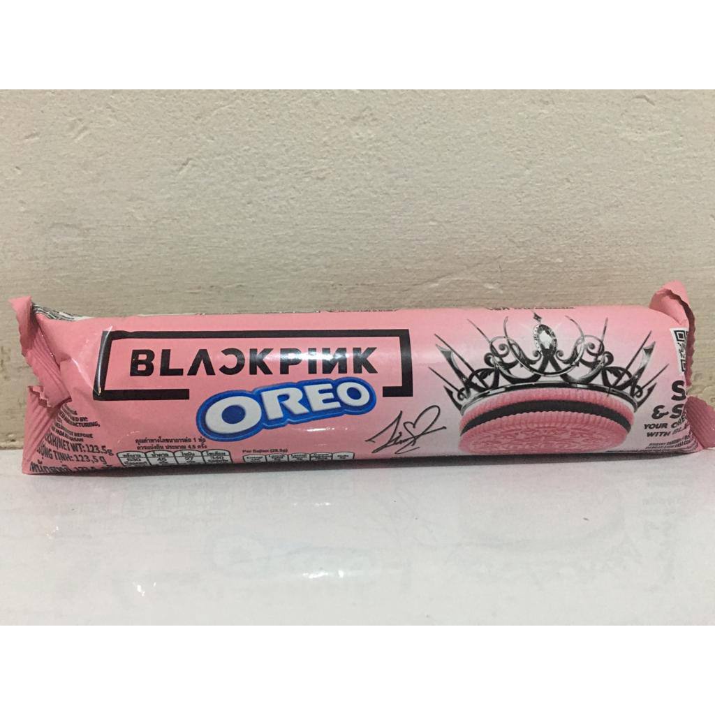 OREO BLACKPINK Exclusive Special Edition Kraft Sandwich Cookie 123.5 gr Plus Photocard Random