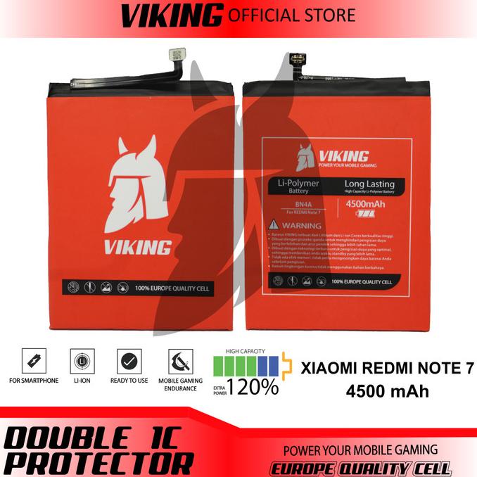 BATERAI VIKING XIAOMI REDMI NOTE 7 - 7 PRO BN4A DOUBLE POWER