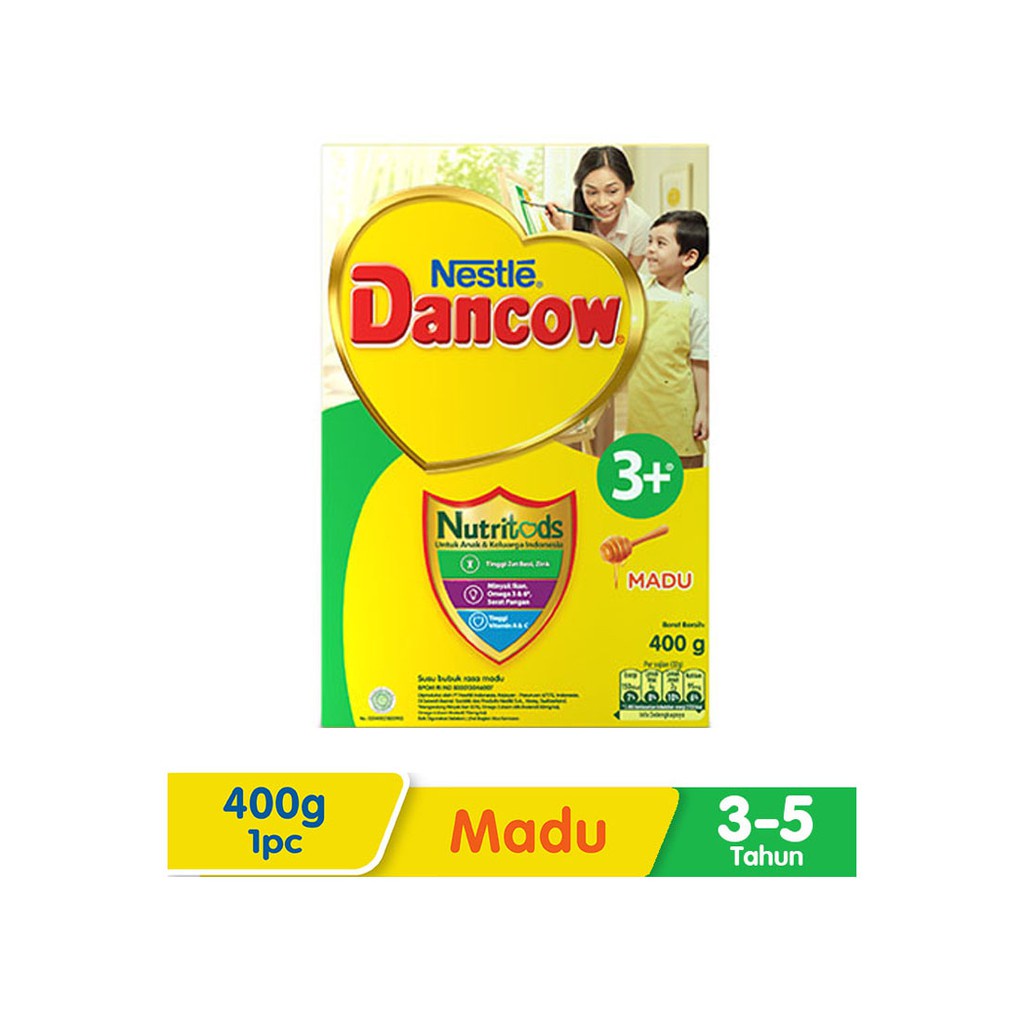 Dancow 3+ Madu 400 gram