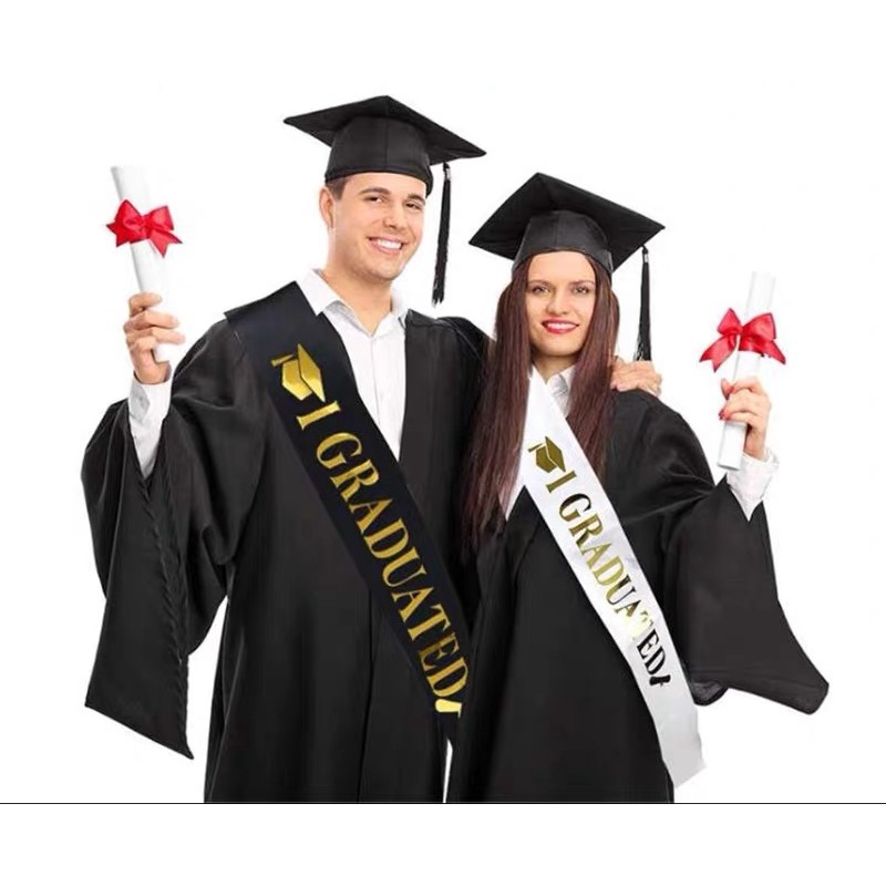 PartyHouse.Medan Selempang Wisuda Graduate.