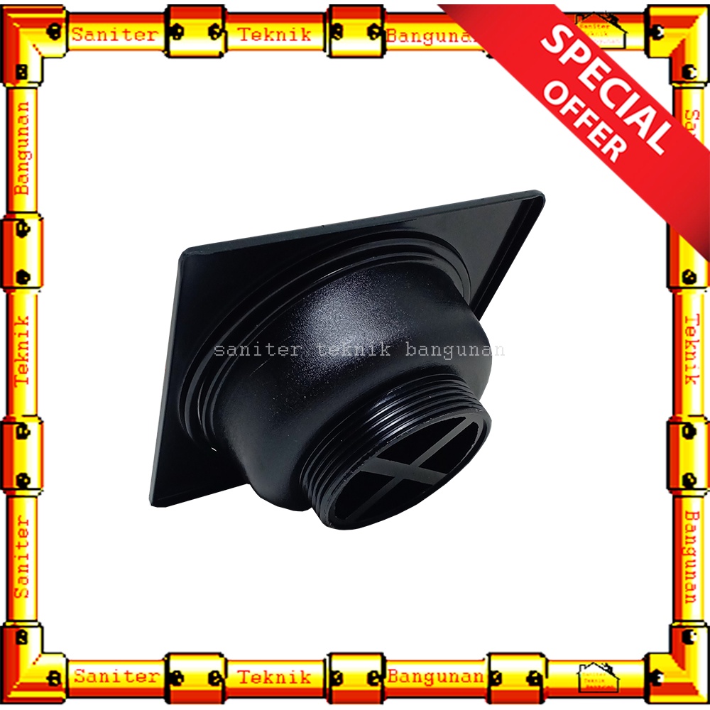 Saringan Got Stainless Hitam Floor Drain Sus 304 Bolzano Anti Karat