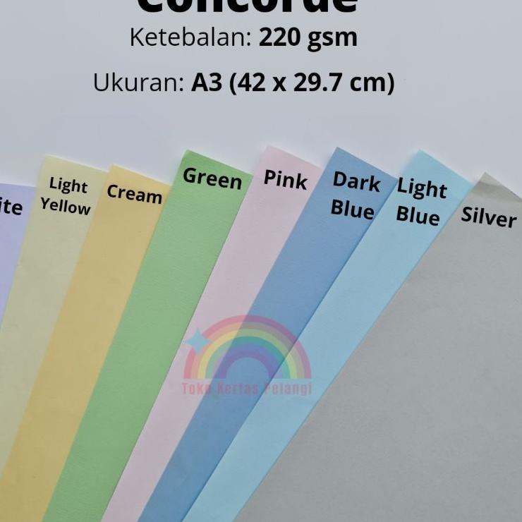 

Miliki Karton Concorde 220 gsm A3 per 25 pcs ✔