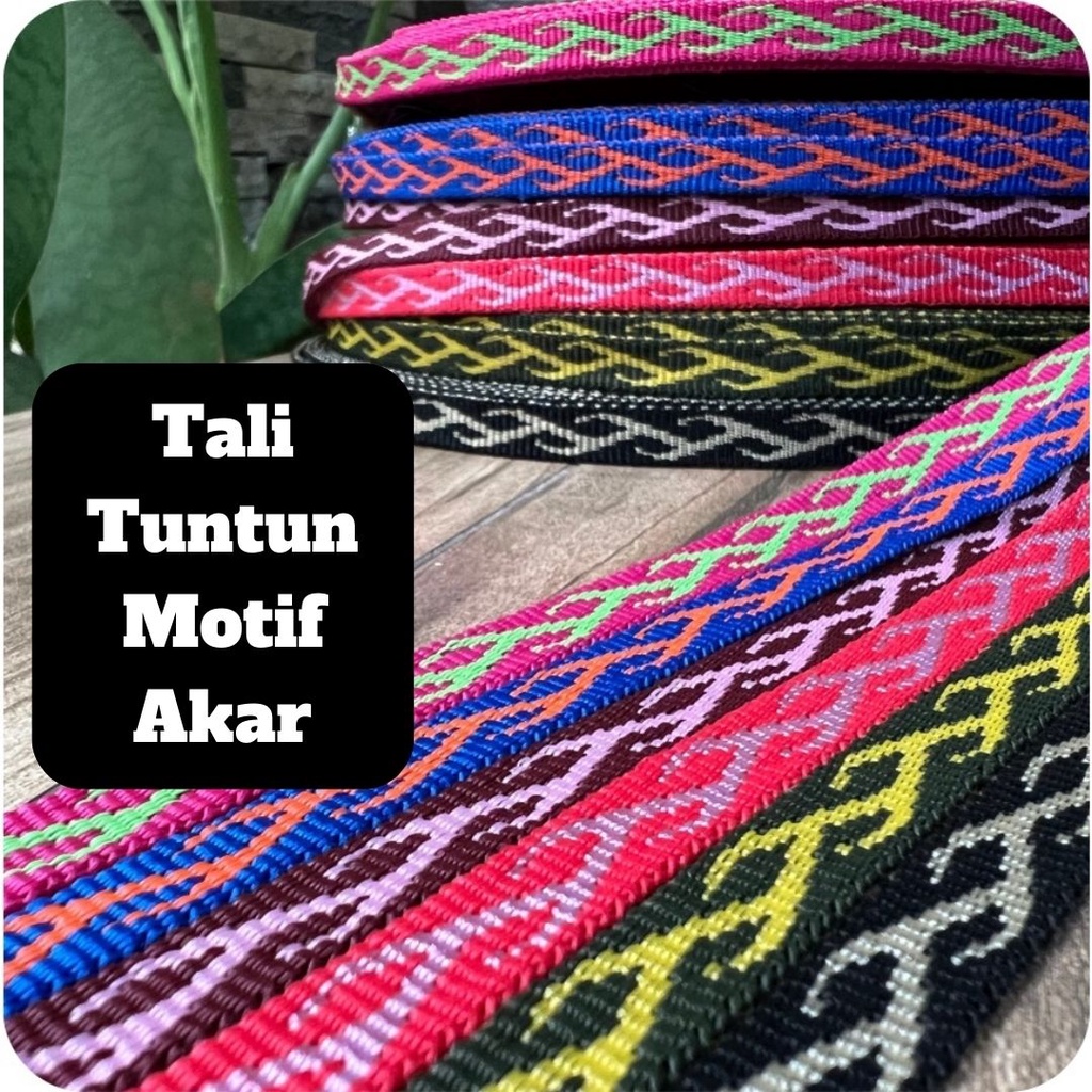 Tali Tuntun Anjing Adjustable Motif Akar Webbing untuk Outdoor Kucing FEFARM