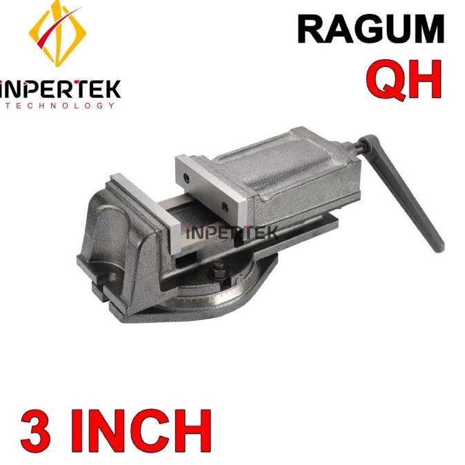 Ragum 3" QH-80 Catok 3" Ragum 3 Inch Vise Catok Ragum Putar 3 Inchi QH selalu promo