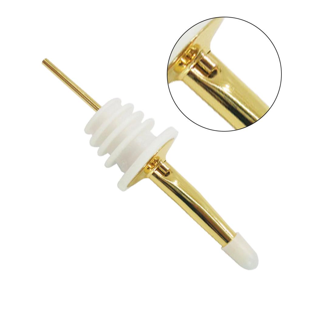 2pcs Stainless Whisky Wine Bottle Pourer Tutup Stopper Dispenser Mulut Alat Dapur Bar Aksesoris